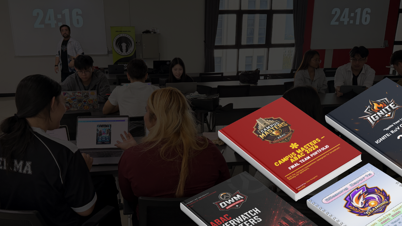 Students designing the tournament playbook